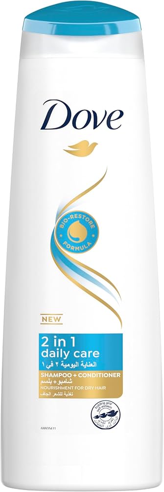 12x Dove Daily Care 2in1 Shampoo & Conditioner XL 400ml