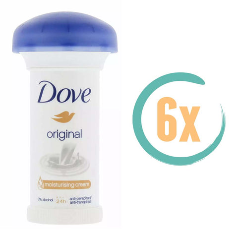 6x Dove Original Deostick 50ml