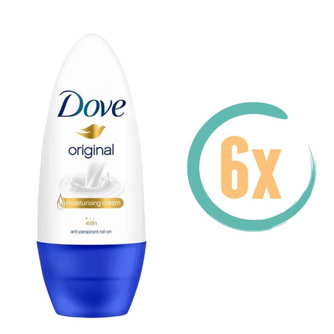 6x Dove Deoroller Original 50ml
