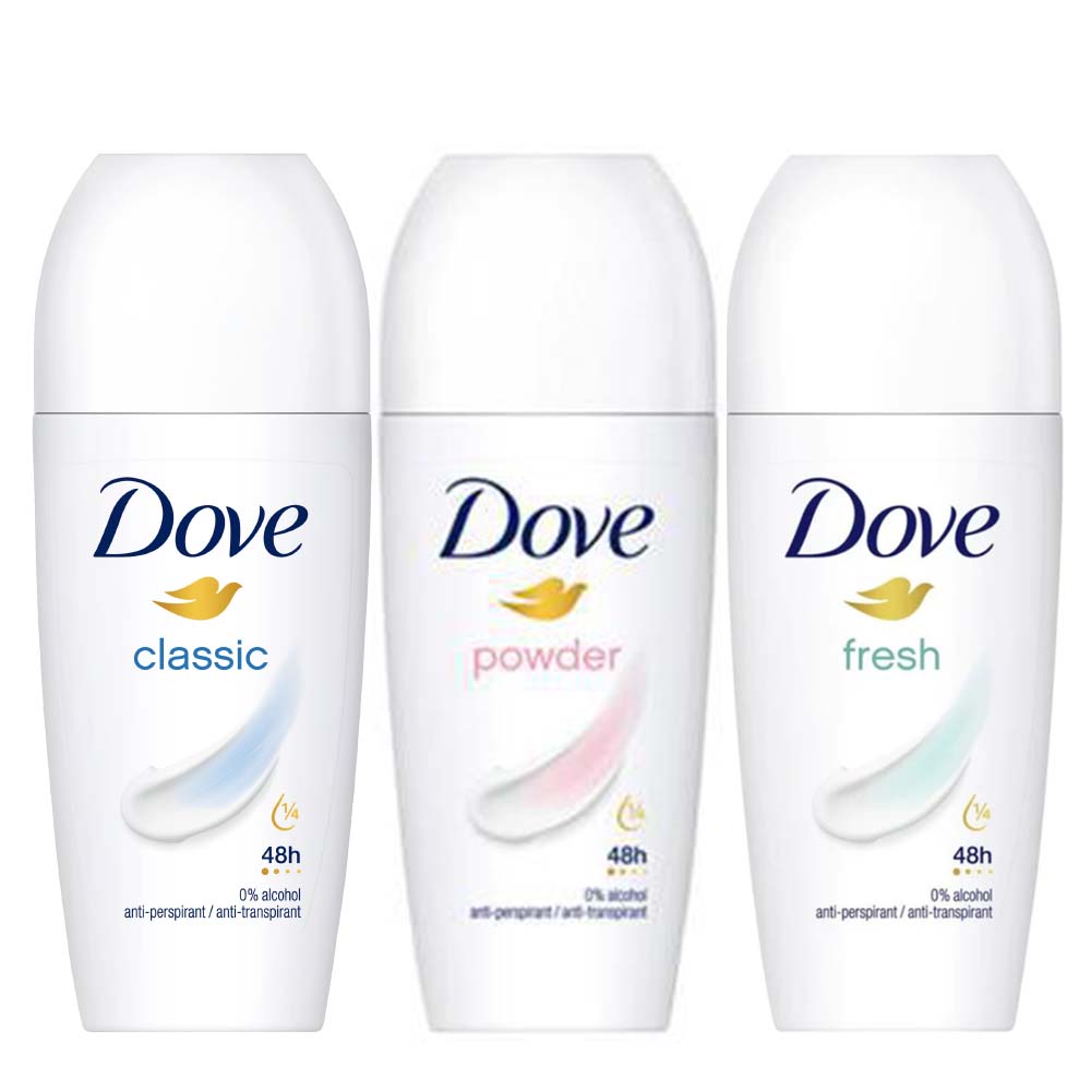 Dove Deoroller Try-out Voordeelpakket 3-Delig
