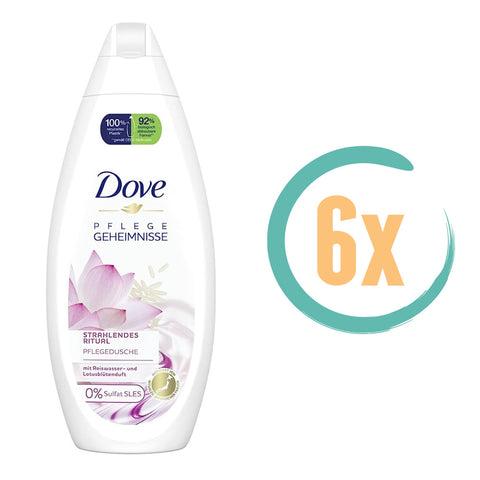 6x Dove Glowing Ritual Douchecrème 250ml