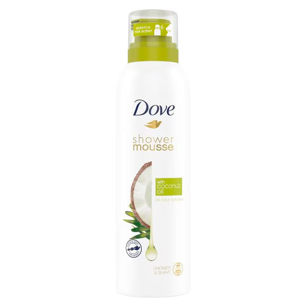 6x Dove Doucheschuim Coconut Oil 200ml
