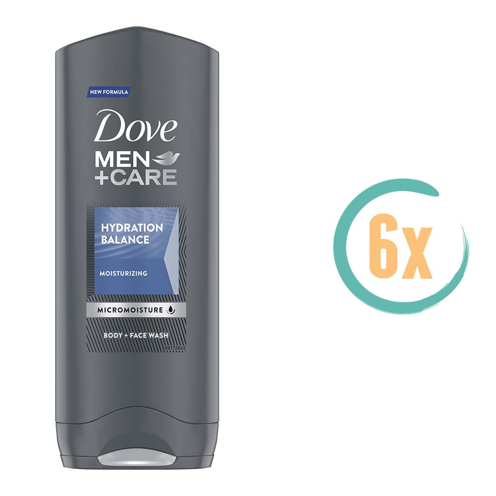6x Dove Hydration Balance Douchegel 250ml