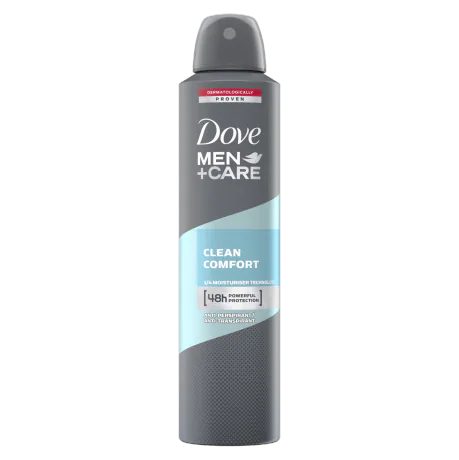 6x Dove Clean Comfort Deospray 250ml