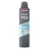 6x Dove Clean Comfort Deospray 250ml