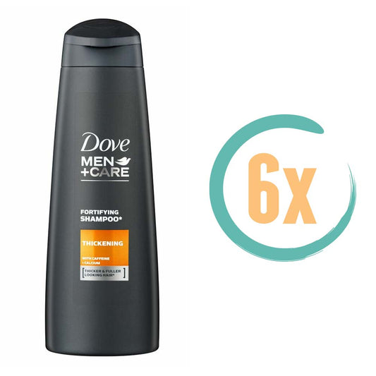 6x Dove Men Thickening Shampoo 250ml, VoordeligInslaan.nl