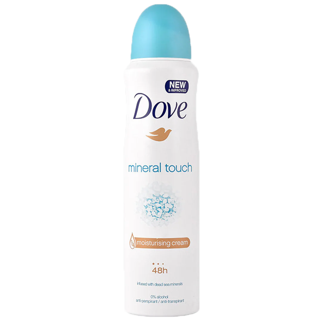 6x Dove Mineral Touch Deospray 150ml