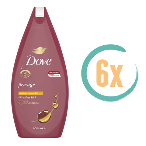 6x Dove Pro Age Douchegel 450ml