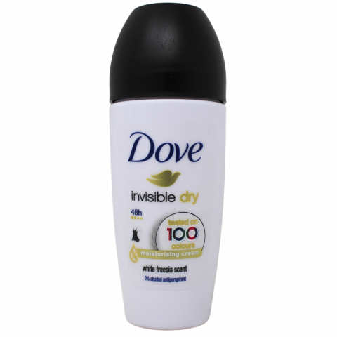 6x Dove Invisible Dry 48h Deoroller 50ml