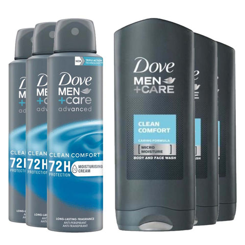 Dove Clean Comfort Voordeelpakket 6-Delig