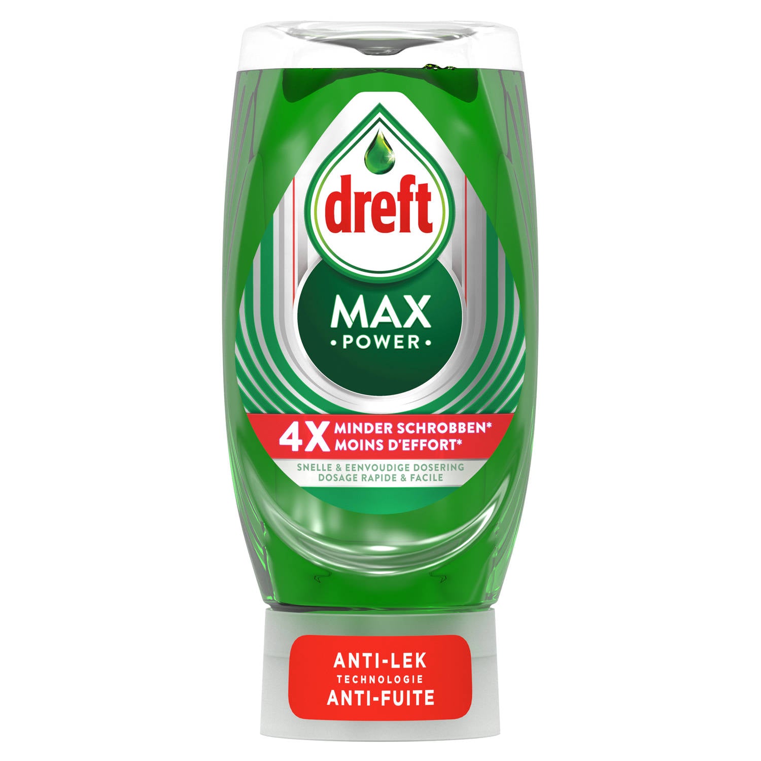 4x Dreft Max Power Original Afwasmiddel 370ml