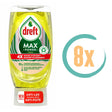 8x Dreft Max Power Lemon Afwasmiddel 370ml, VoordeligInslaan.nl