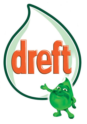 8x Dreft Max Power Lemon Afwasmiddel 370ml