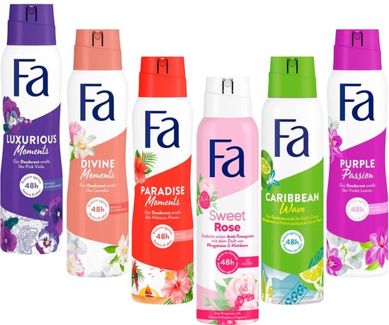 Fa Deospray Voordeelpakket 6-Delig