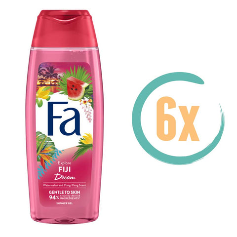 6x Fa Fiji Dream Douchegel 250ml