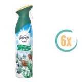 6x Febreze Frosted Pine & Eucalyptus Luchtverfrisserspray 300ml