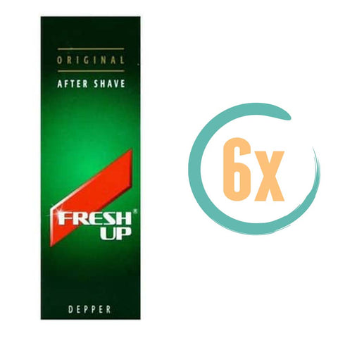 6x Fresh Up Aftershave Depper 100ml