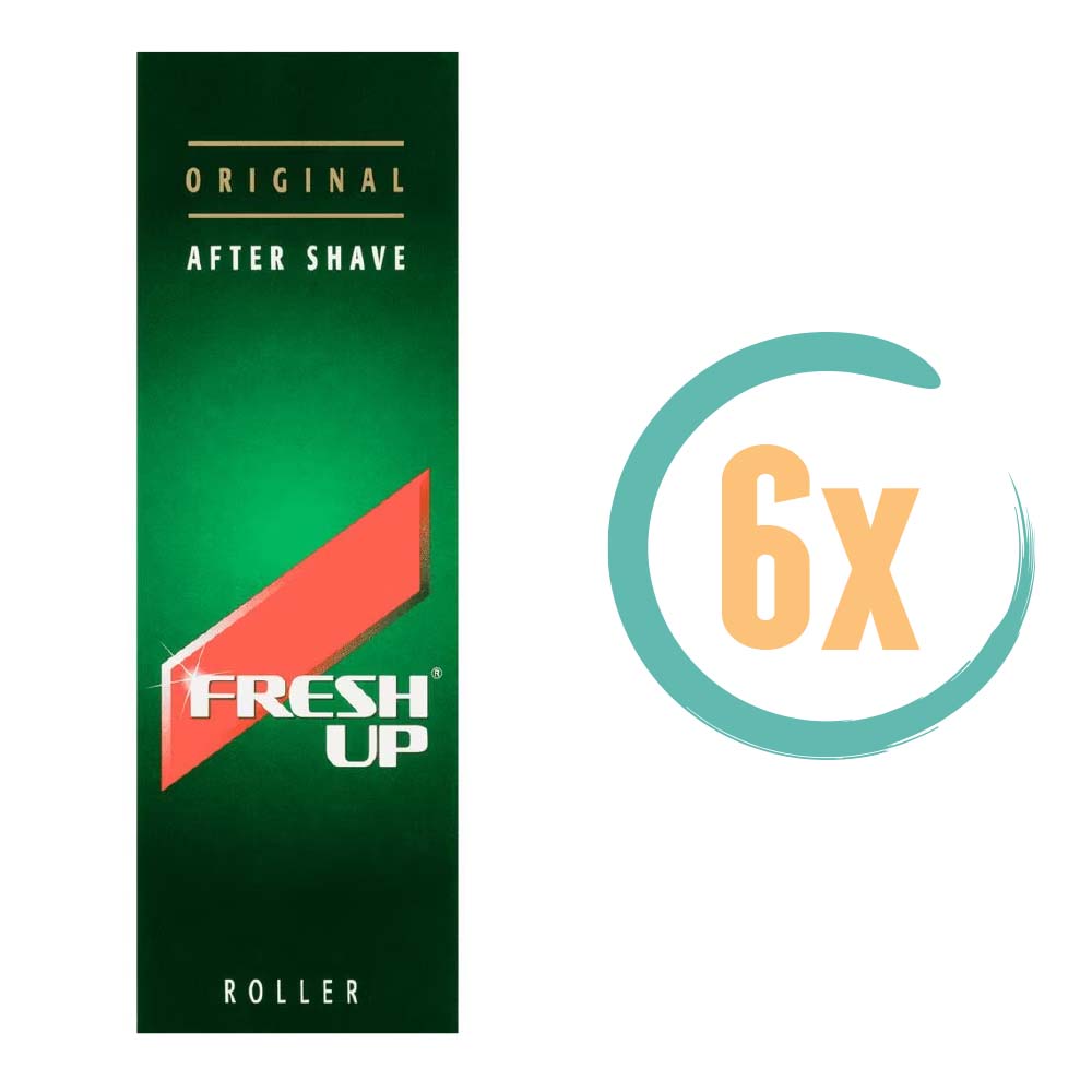6x Fresh Up Aftershave Roller 100ml