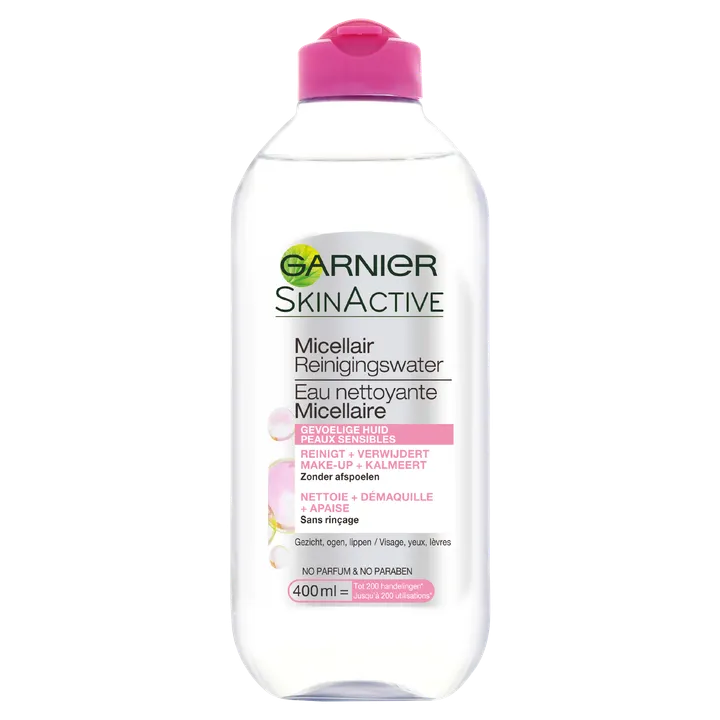 3x Garnier Micellair Water Gevoelige Huid 400ml, VoordeligInslaan.nl