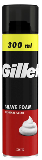 6x Gillette Regular Scheerschuim 300ml, VoordeligInslaan.nl
