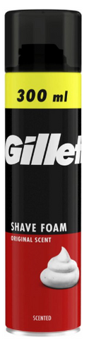 6x Gillette Regular Scheerschuim 300ml