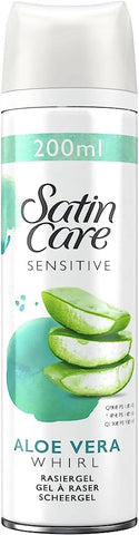 6x Gillette Venus Satin Care Sensitive Scheergel 200ml