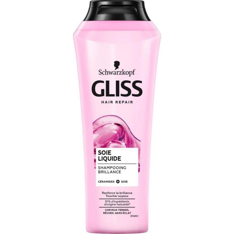 6x Gliss Kur Liquid Silk Shampoo 250ml, VoordeligInslaan.nl