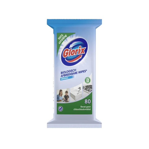 Glorix Biologisch Afbreekbare Schoonmaakdoekjes 80 stuks