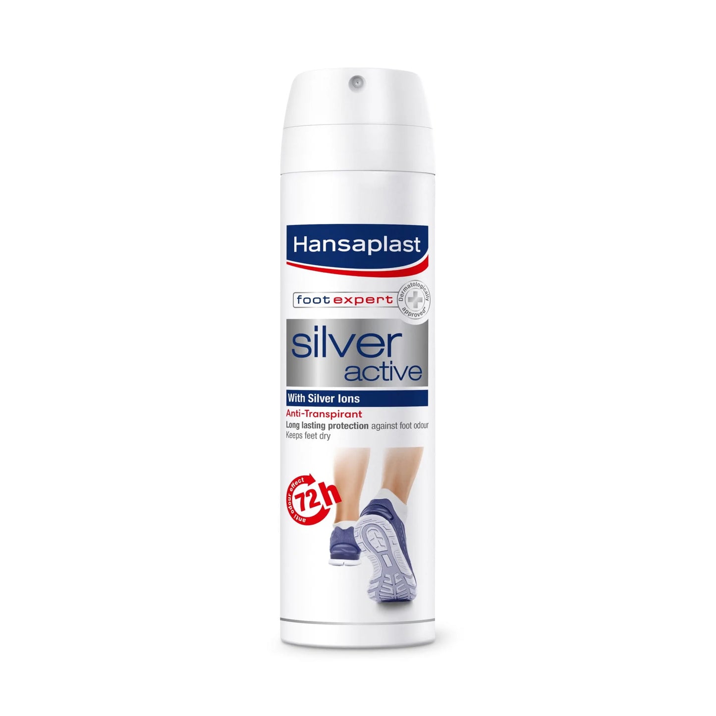 6x Hansaplast Silver Active Anti-Transpiratie Voetspray 150ml
