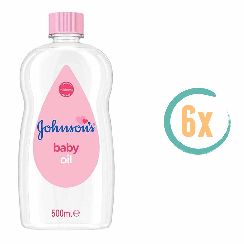 6x Johnson Baby Olie Regular 500ml
