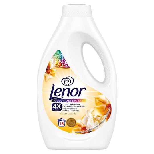 4x Lenor Gold Orchid Color Wasmiddel 900ml