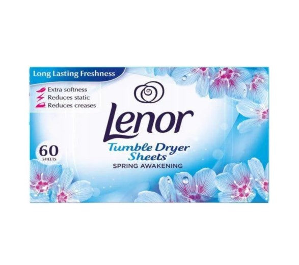 Lenor Droogtrommeldoekjes Spring Awakening 60 Doekjes