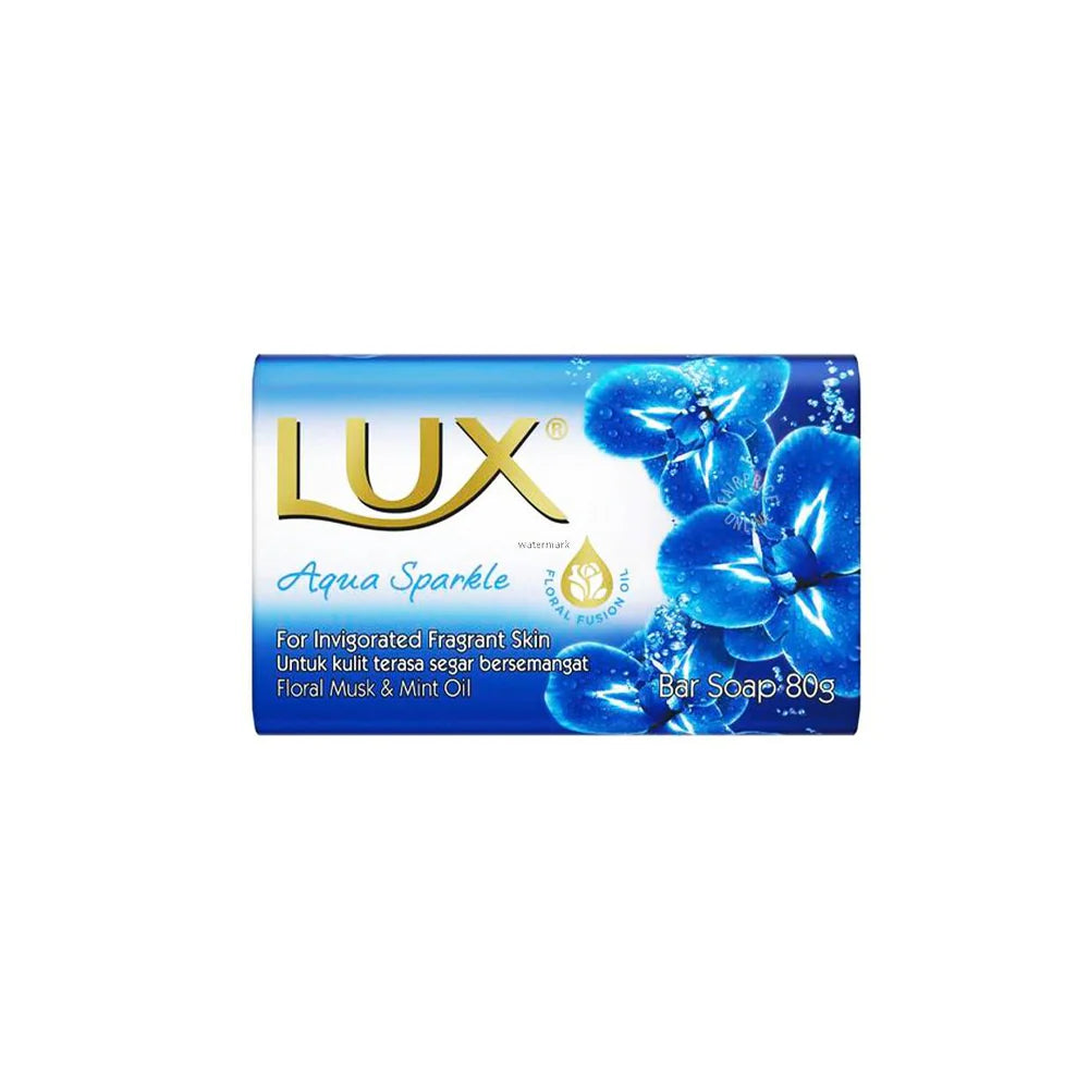 6x Lux Aqua Sparkle Zeep 80gr