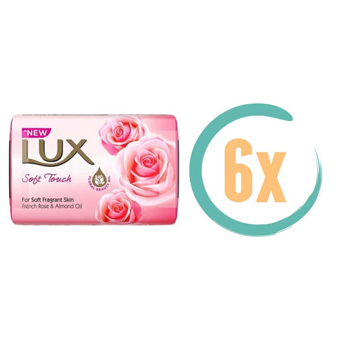 6x Lux Soft Touch Zeep 80gr