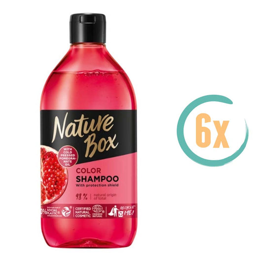 6x Nature Box Color Shampoo 385ml