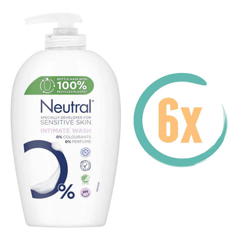 6x Neutral Intimate Wash 250ml