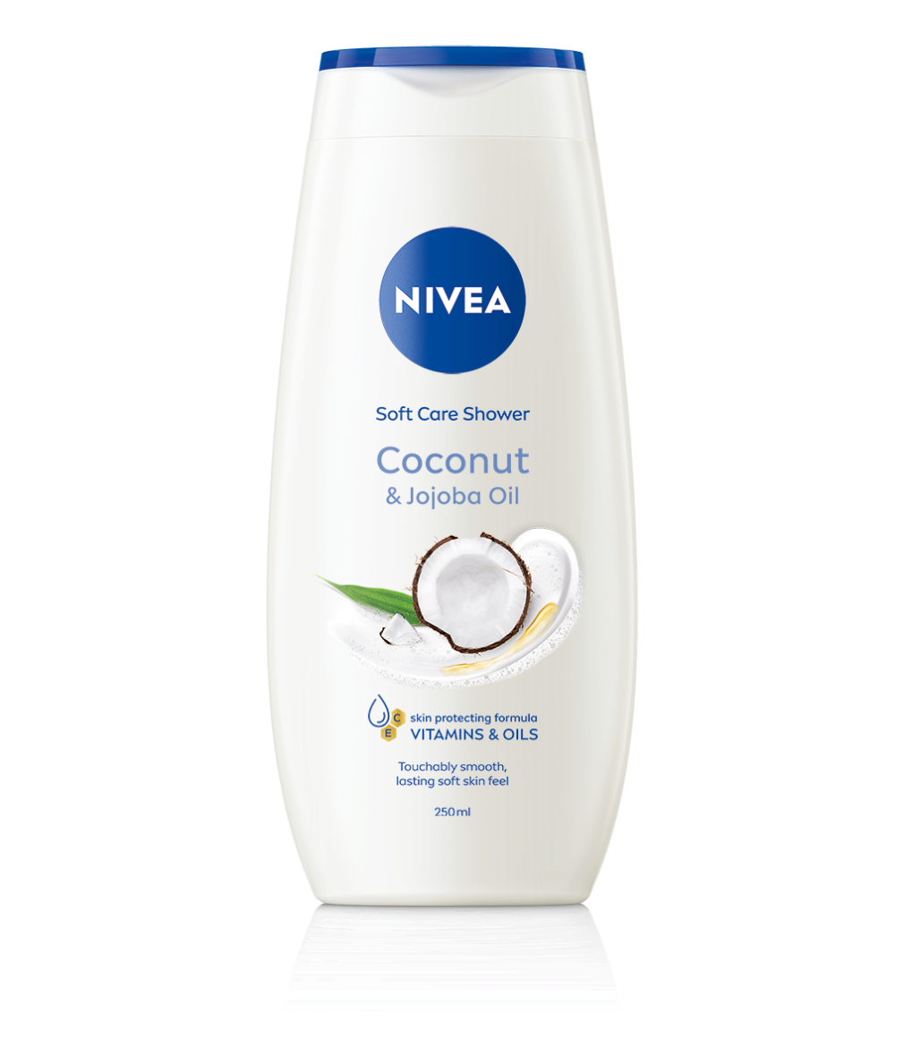 6x Nivea Coconut & Jojoba Oil Douchecreme 250ml, VoordeligInslaan.nl