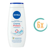 6x Nivea Creme Protect & Dexpanthenol Douchegel 250ml