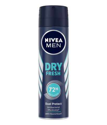 6x Nivea Men Dry Fresh Deospray 150ml