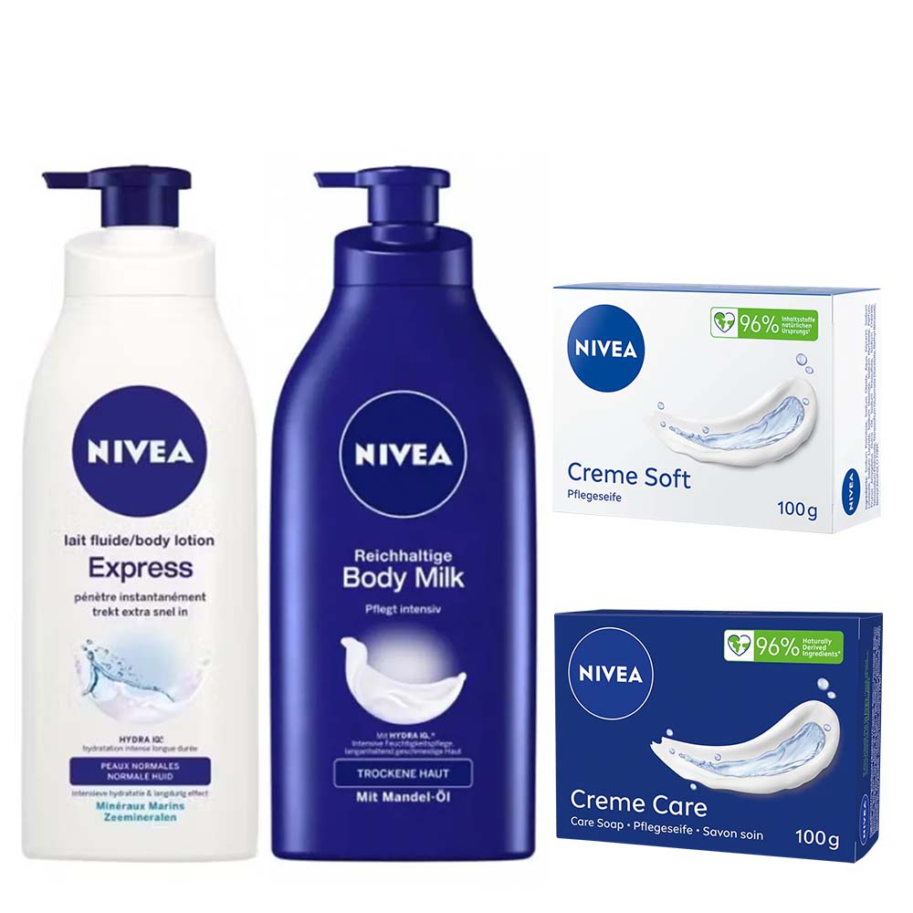 Nivea Skincare Voordeelpakket 4-Delig