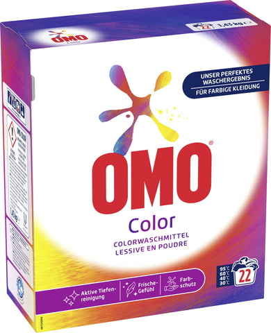 4x Omo Color Waspoeder 1,43kg