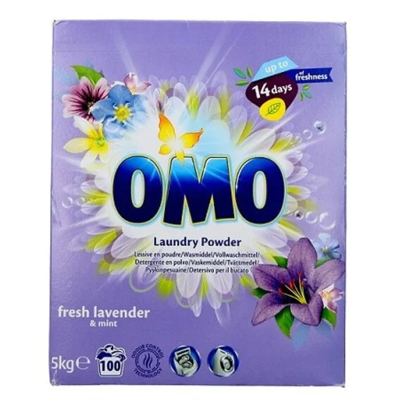 Omo Waspoeder Lavendel & Mint 5kg