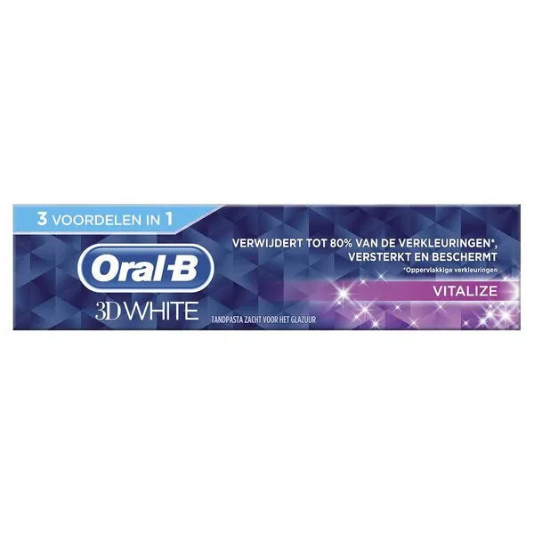 4x Oral-B 3D White Vitalize Tandpasta 75ml