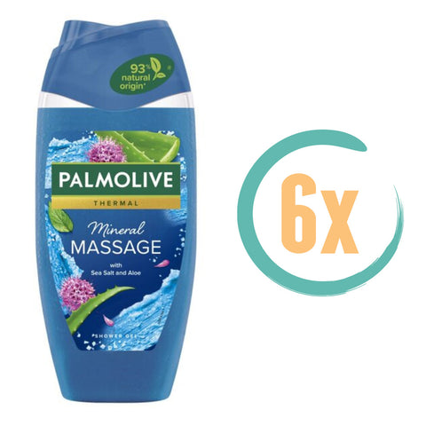 6x Palmolive Thermal Mineral Massage Douchegel 250ml
