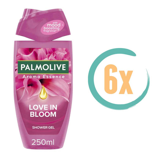 6x Palmolive Love in Bloom Douchegel 250ml, VoordeligInslaan.nl