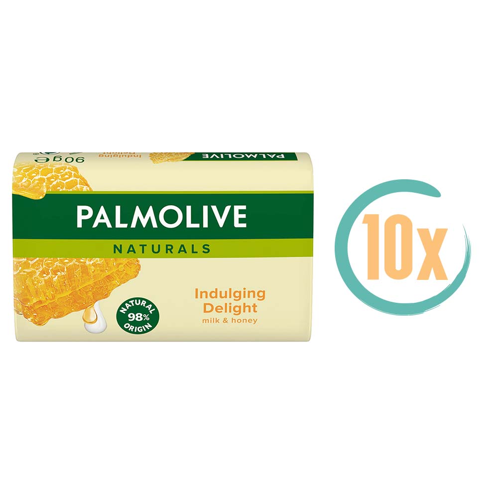 10x Palmolive Milk & Honey Zeep 90gr