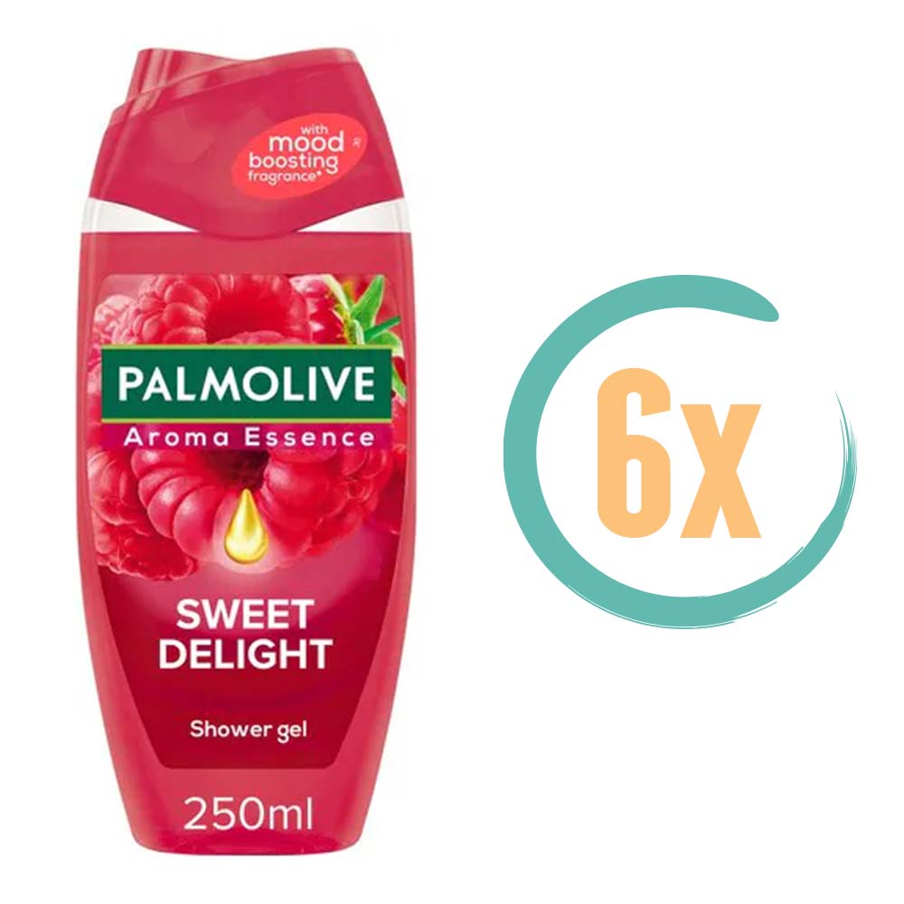 6x Palmolive Sweet Delight Douchegel 250ml, VoordeligInslaan.nl