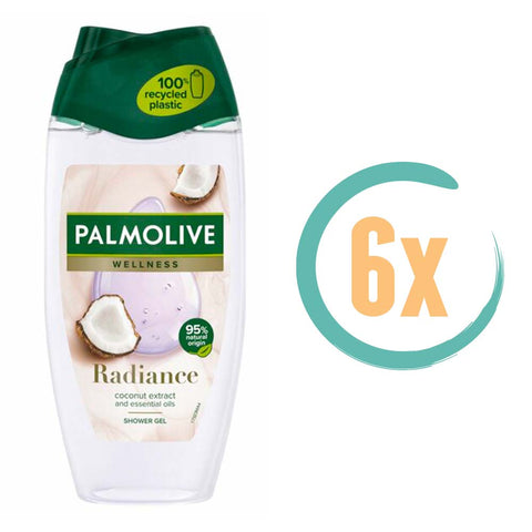 6x Palmolive Wellness Radiance Douchegel 250ml