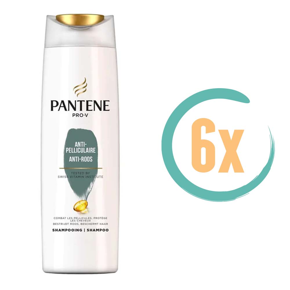 6x Pantene Pro-V Anti-Roos Shampoo 250ml