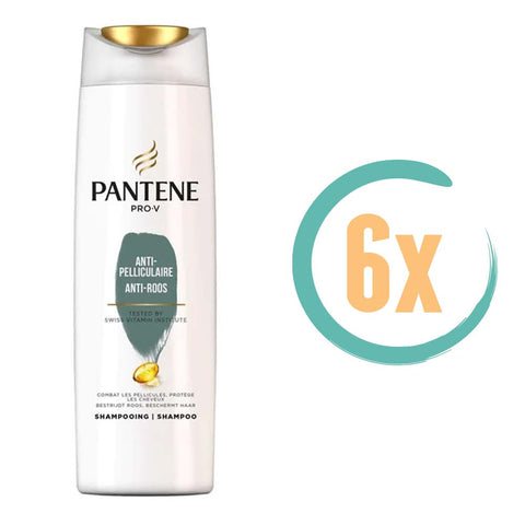 6x Pantene Pro-V Anti-Roos Shampoo 250ml